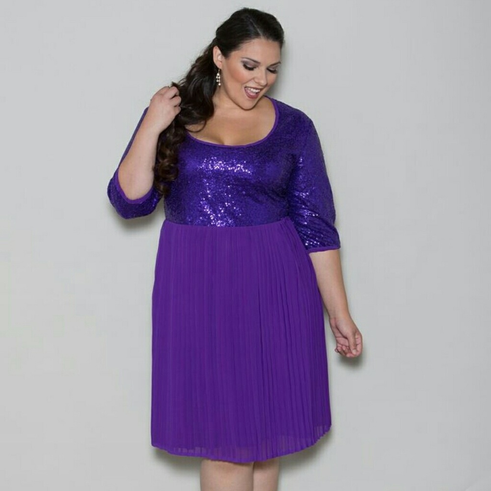 Plus Size Festive Cocktail Dress